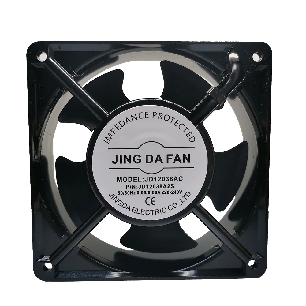 

New and original Jingda Jing Da Fan oil bearing axial flow fan jd12038ac 220v0.14a AC cooling fan