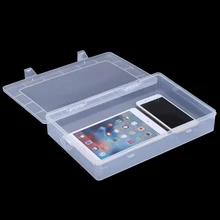 Ящик для инструментов для мобильного телефона прозрачный ящик для хранения для iPad iPhone IC чип винт Прочный Многофункциональный чехол для хранения инструмент для ремонта