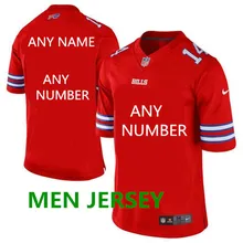 A+++ хорошие отзывы Персонализированные сшитые Buffalo s Подгонянные любое имя и номер Мужские Женские Молодежные Детские Джерси