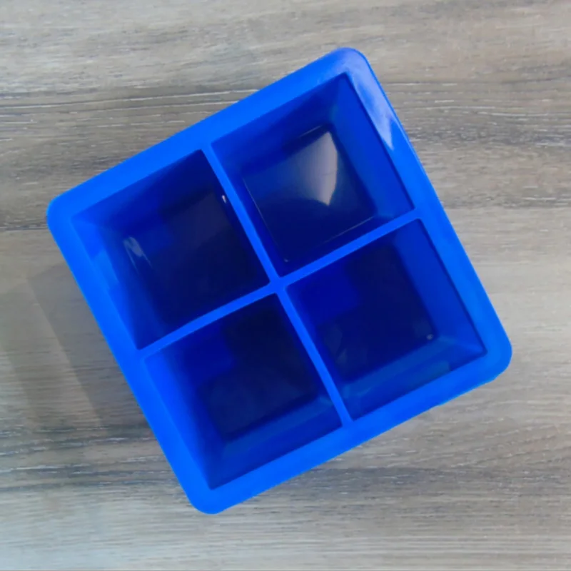 L4 DIY Форма для кубиков льда Квадратной Формы Силиконовый поднос для приготовления Фруктового мороженого кухонный бар аксессуары для питья x - Цвет: L4