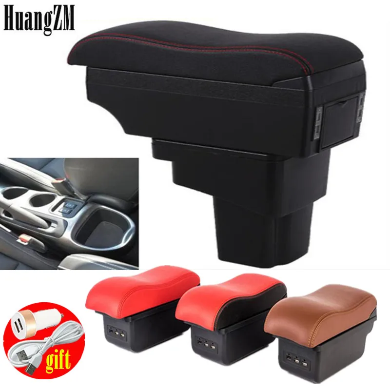 Armrest Box for Nissa Juke Infiniti ESQ Center Centre Console Storage Double layer leather ashtray USB Charging accessories box |