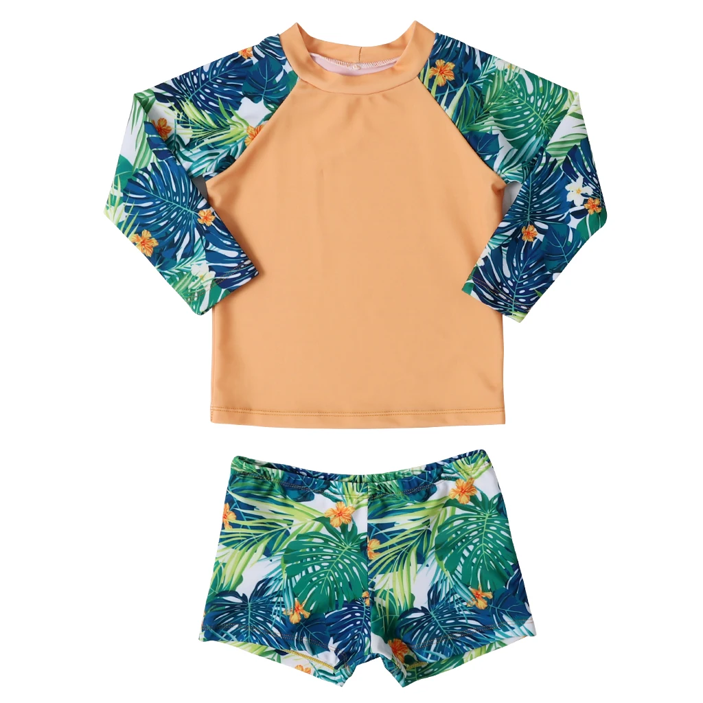 Новинка 2019 года купальный костюм для маленьких мальчиков детский с длинными