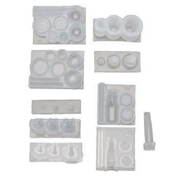 

Handmade Mini Hollow Milk Bottles Cup Straw Silicone Resin Molds Craft Tools