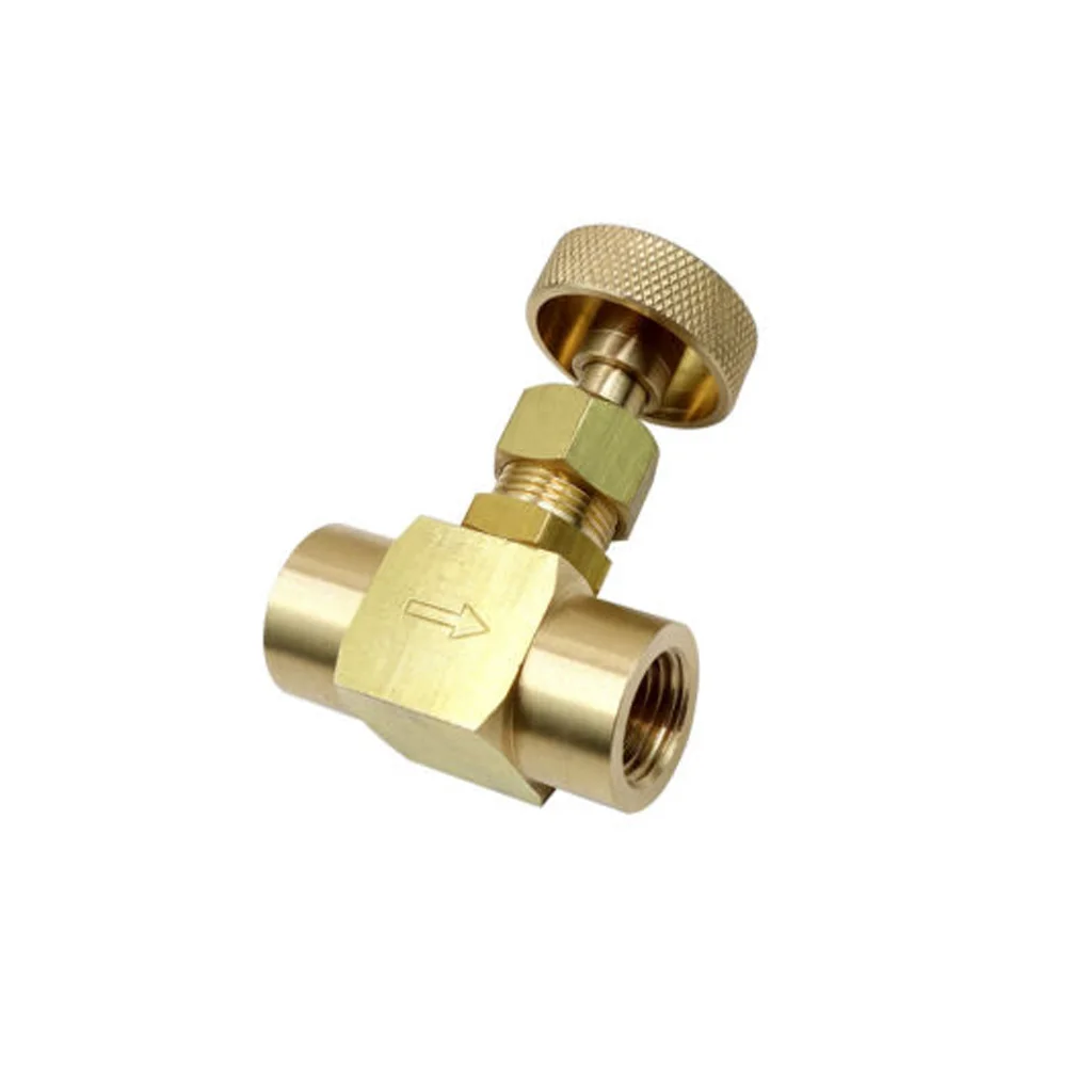 Медный игольчатый клапан 600 psi NPT Мужской* Женский NPT
