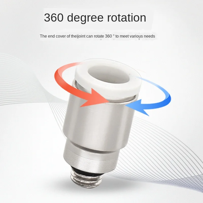 

Boutique Mini Pneumatic Air Pipe Quick Plug Connector POC/PC-C 4-m5c/M6c Cylinder/Outer Hexagon