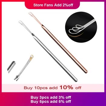 

Stainless Steel Ear Pick Cleaner Portable Dig Ear Curette Tools Digging Earpick Cleaner Ear Spoon Ear Health Care Cleaning Tool
