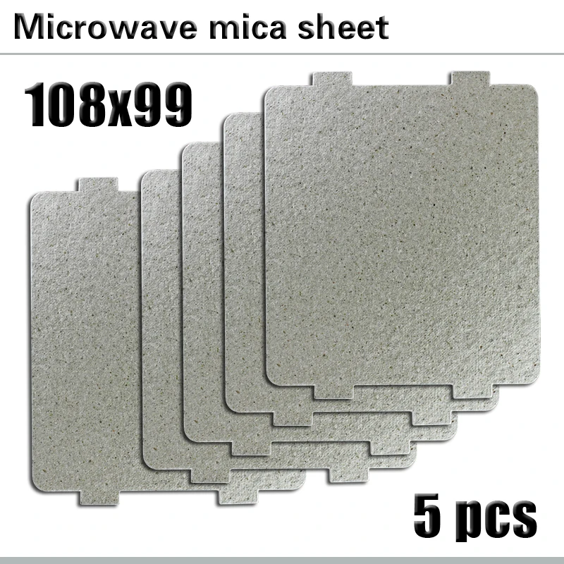 Microwave Oven Mica Sheet Microwave Oven Spare Parts 5pcs 9.9cm*10.8cm For Galanz Midea Panasonic LG etc.