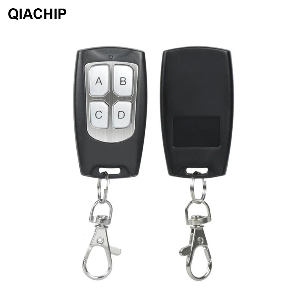 QIACHIP Draadloze afstandsbediening, schakelaar, 220 V, 230 V, 1 kanaal, 433 MHz, RF radiografische besturing, relais, ontvanger met 2 zenders, aan/uit-lampschakelaar, modus