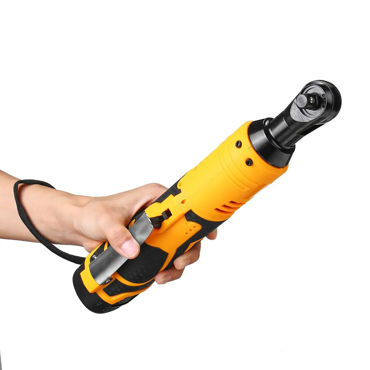 18V 4200mah 3/" трещотка аккумуляторная мощность-беспроводной Трещоточный ключ литий-ионный Электрический ключ крутящий момент 65 Противоскользящий захват с светодиодный