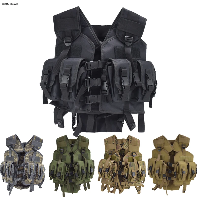 

Camouflage Seal Tactical Vest Paintball Tactical Vest Hunting Shooting Military Training Shooting Protection Special Equipment
