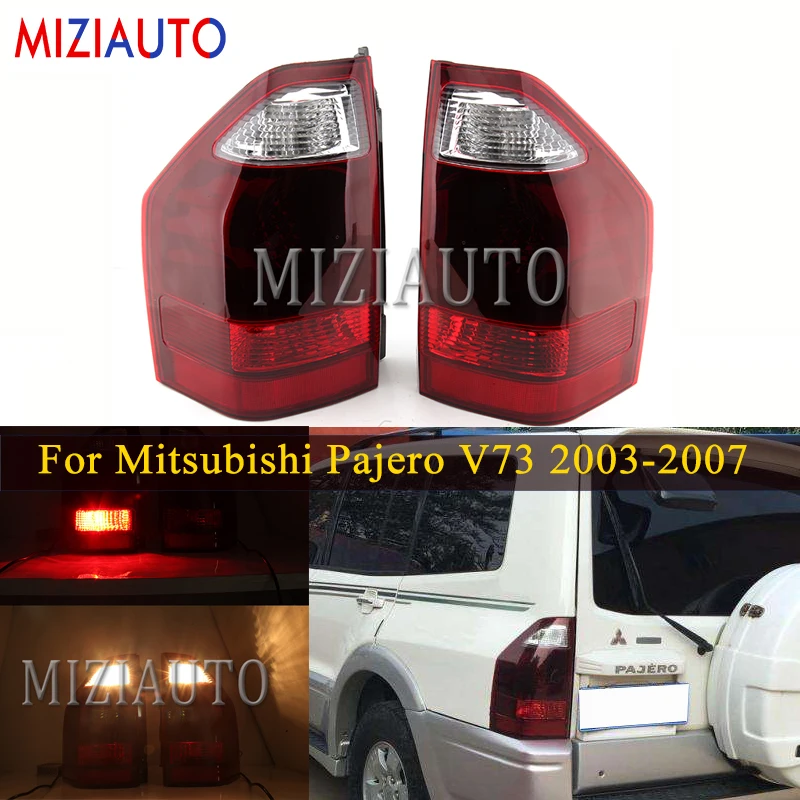 Для Mitsubishi Pajero V73 2003 2004 2005 2006 2007 хвост светильник s задний бампер стоп светильник задние стоп-сигнала поворота Drl LED светильник