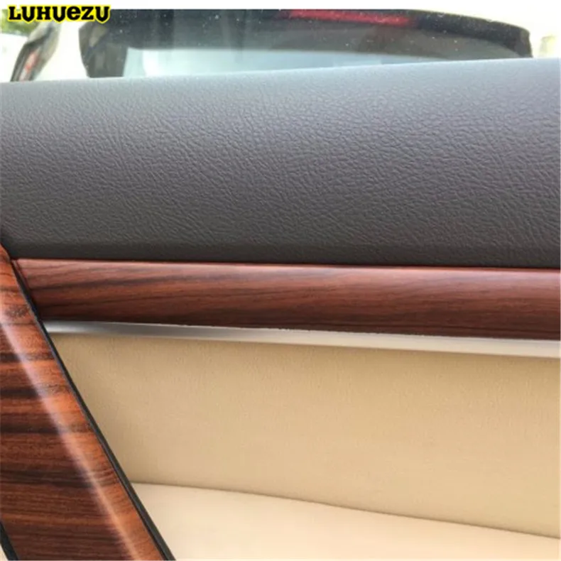 Luhuezu ABS живопись интерьерная дверь Молдинг Стайлинг крышка для Toyota Land Cruiser V8 200 LC200