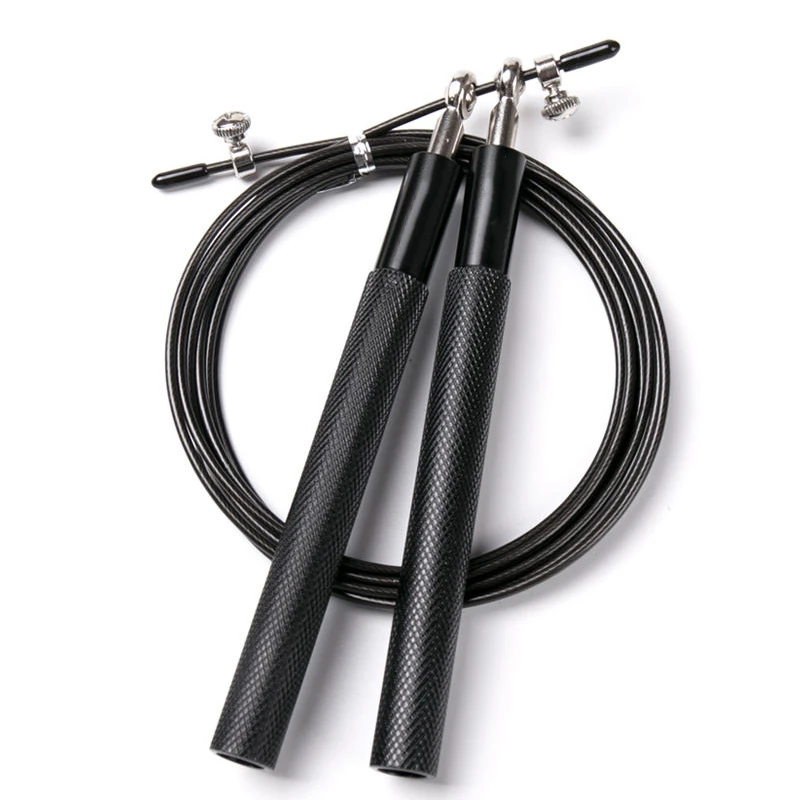 Speed Jump Skipping Rope For Boxing MMA Exercise Fitness Steel Wire Alloy Handle 