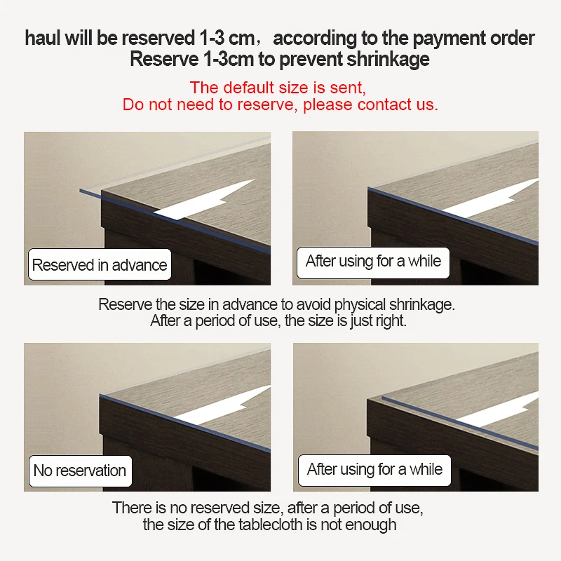 Скатерть из мягкого стекла ПВХ водонепроницаемая анти Горячая маслостойкая