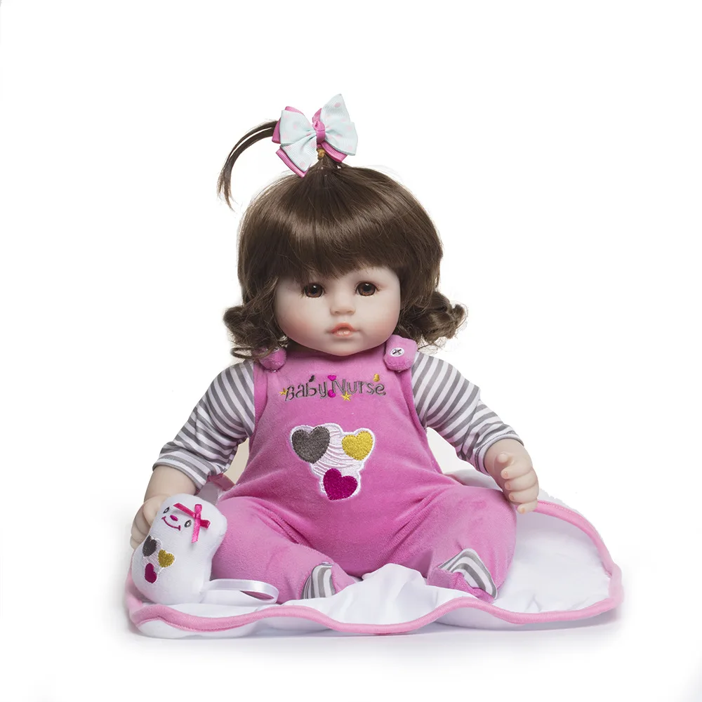 Pickwoo 48 см 55 см 57 см bebes Кукла реборн девочка куклы мягкий силиконовый хлопок Boneca reborn Brinquedos день детей подарки игрушки