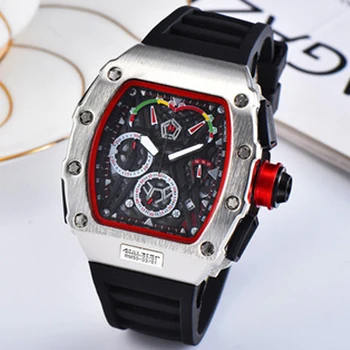

Black digite Quartz watch Rlo dz Auto Date Week Display Luminous Diver Watches Stainless Steel Wrist man Male Clock Dropshipping