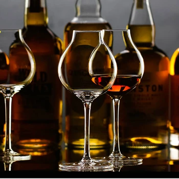 

Super Niche Professional Blender's Whiskey Glass For Bartender Wine Taster Crystal Octomore XO Brandy Liqueur Whisky Goblet Cup