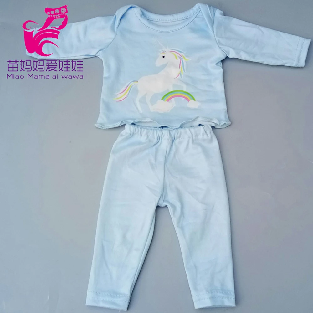 

Baby Dolls Soft Clothes Pants Fit for 17" Reborn Baby Doll Clothes 45cm American Doll Girl Clothes Wear