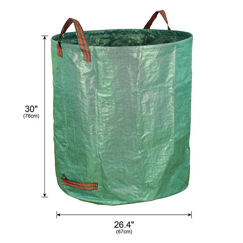 

Hot New 6-Pack 72 Gallon Bags - Reusable Heavy Duty Gardening Bags, Lawn Pool Garden Leaf Waste Bag