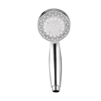 

Bathroom High Pressure Water Saving Hand Shower Head Color Changing Led Anion Spa Shower Head Temperature Control