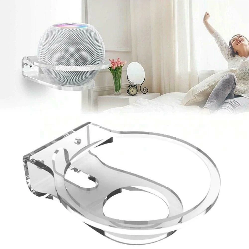 1PC Newest Speaker Holder Universal Wall Mount Hanger Audio Bracket Space-Saving Stand Cable Management For Apple HomePod Mini |