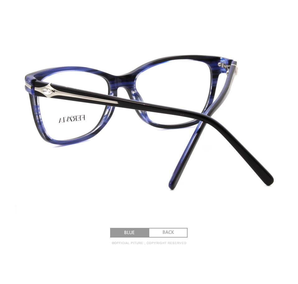 Модные французские дизайнерские цветные ацетатные очки, оправа для очков, винно-синие, черные женские очки FVG7093