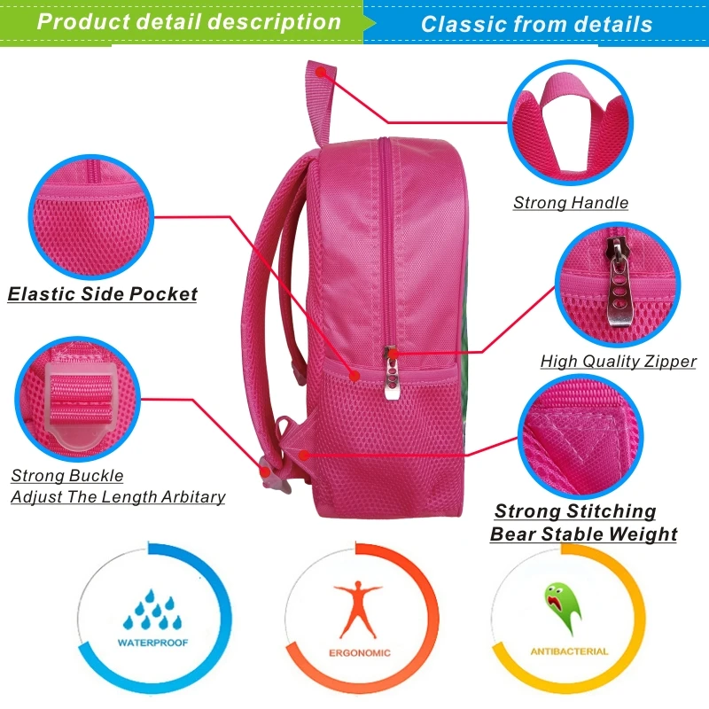 Fashion Toca Life World Game 3 Pcs/set Toca Boca Backpacks for School  Teenagers Girls 3D Anime Pink Softback Bag Travel Mochila