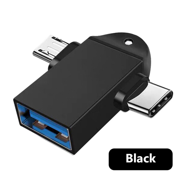 Adapter Type C And Micro Usb Male To USB3.0 Female OTG Connector USB 3.0 Mini Adapter Converter For Samsung Xiaomi Huawei