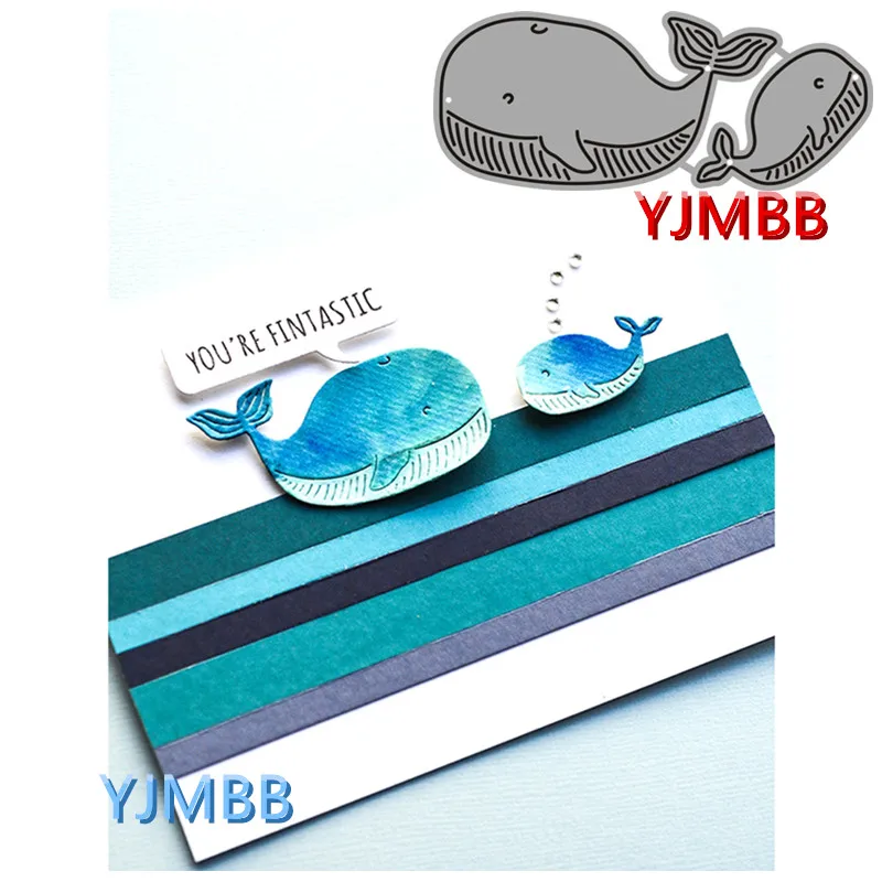 YJMBB 2021 новые металлические штампы с изображением различных рыб морской жизни #1
