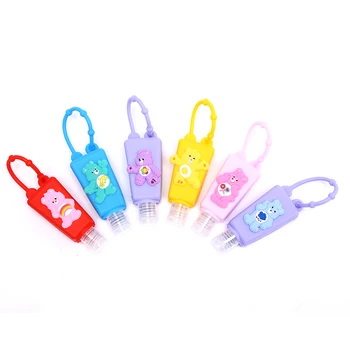 

30ml Cartoon Bear Waterless Silicone Bath Body Works Hand Sanitizer Pocketable Antibacterial Holder