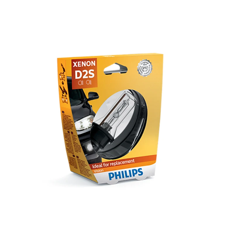 PHILIPS D2S 85V-35W(P32d-2) 4400K Vision / 4800K X-Treme Vision / 5000K White Vision gen 2