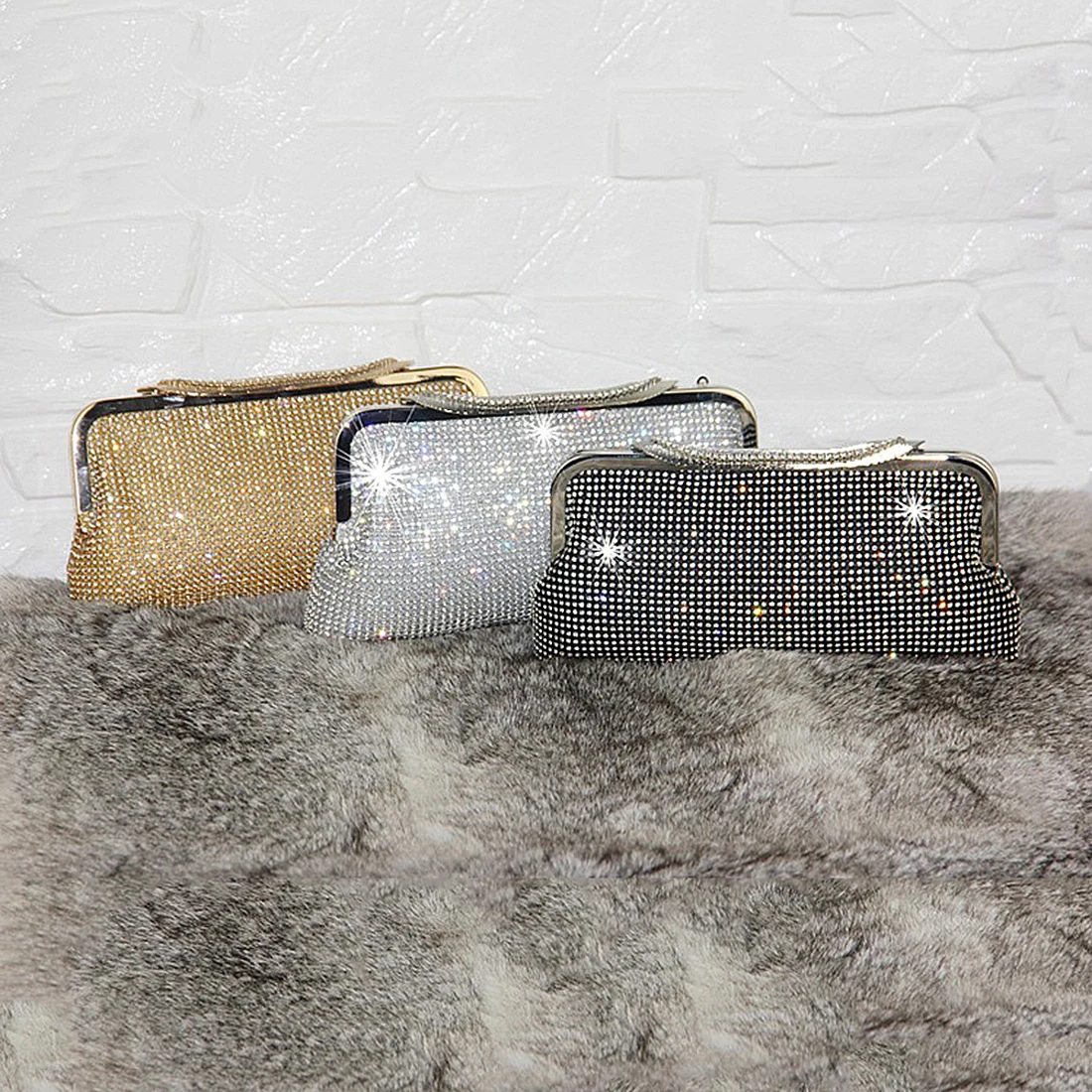 Вечерние сумочки со стразами клатчи на каждый день кошельки и кошелек вечерняя