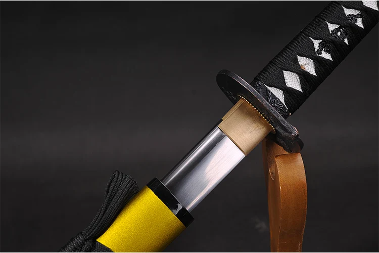 Ninja samurai katana real sword high carbon steel sharpness wooden sheath full tang swords Dragon Guard