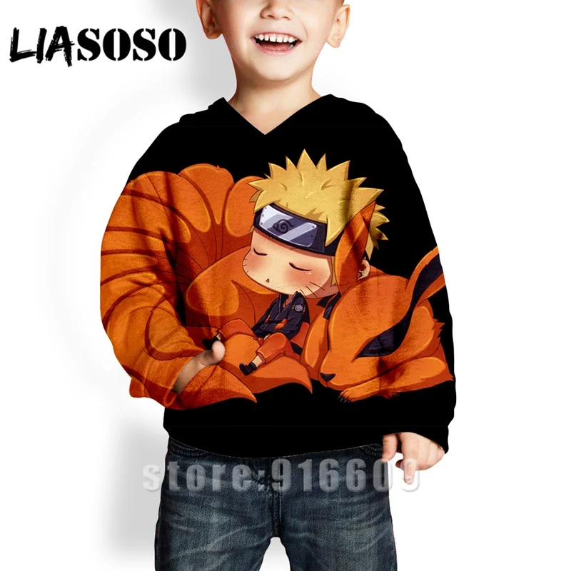 20 Забавная толстовка с 3D принтом для женщин и мужчин Uzumaki Naruto, Детская толстовка с изображением Какаши, Детская толстовка с капюшоном в стиле Харадзюку - Цвет: 20