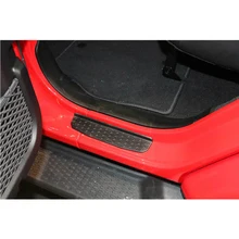 4 шт. ABS подарочные Сменные аксессуары Защитная крышка потертости педали Передняя Задняя дверь порога пластина прочная накладка автомобиля для Wrangler JL
