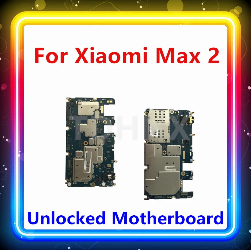 Разблокированная материнская плата для Xiao mi Max 2 ОС Android с чипами материнская плата 32 Гб 64 Гб 128 ГБ материнская плата mi Max 2 заменена материнская плата