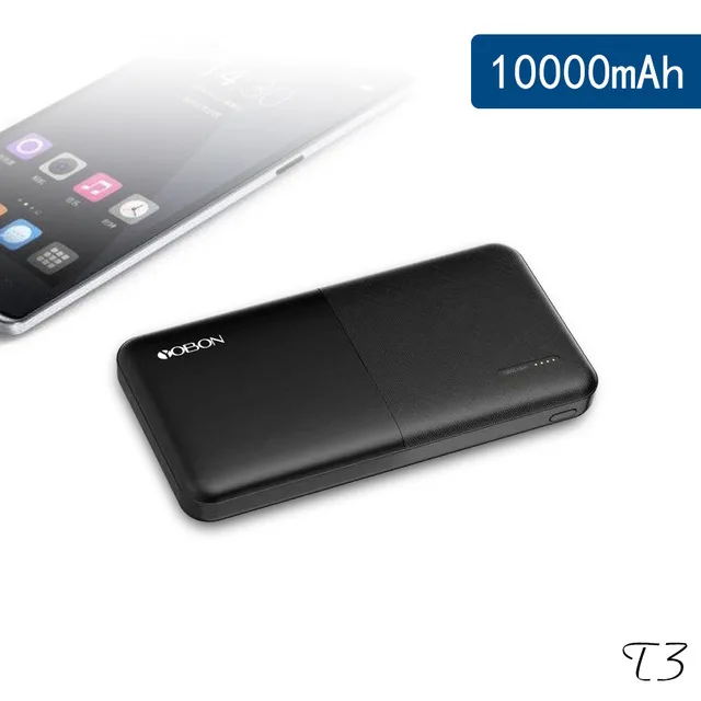 Power Bank 2.1A чехол для быстрой зарядки для iPhone Dual-USB портативный внешний аккумулятор для быстрой зарядки samsung - Цвет: Black for T3