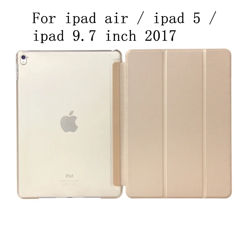 For ipad air gold Роскошный планшет противоударный Смарт кожаный чехол-подставка для Apple IPad Air Pro 9,7 дюймов IPad 2 3 4 I Pad 5 6 Air 1 2 Coque - Цвет: For ipad air gold