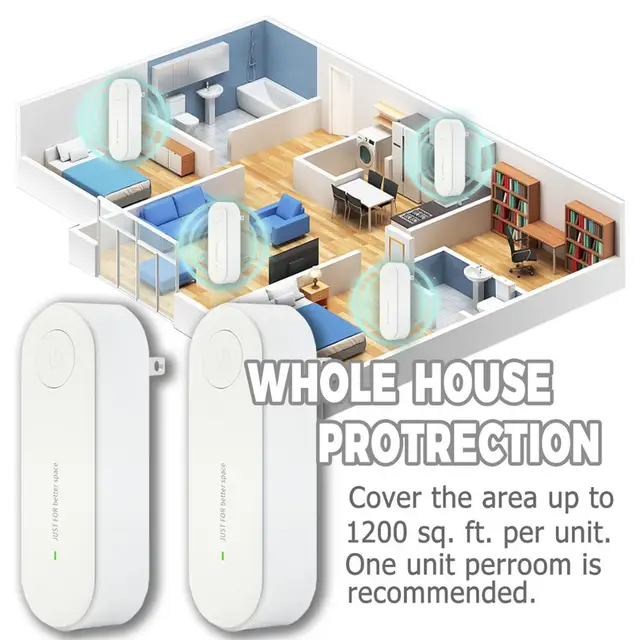 초음파 방충제로 전자적으로 집안의 해충을 퇴치하세요