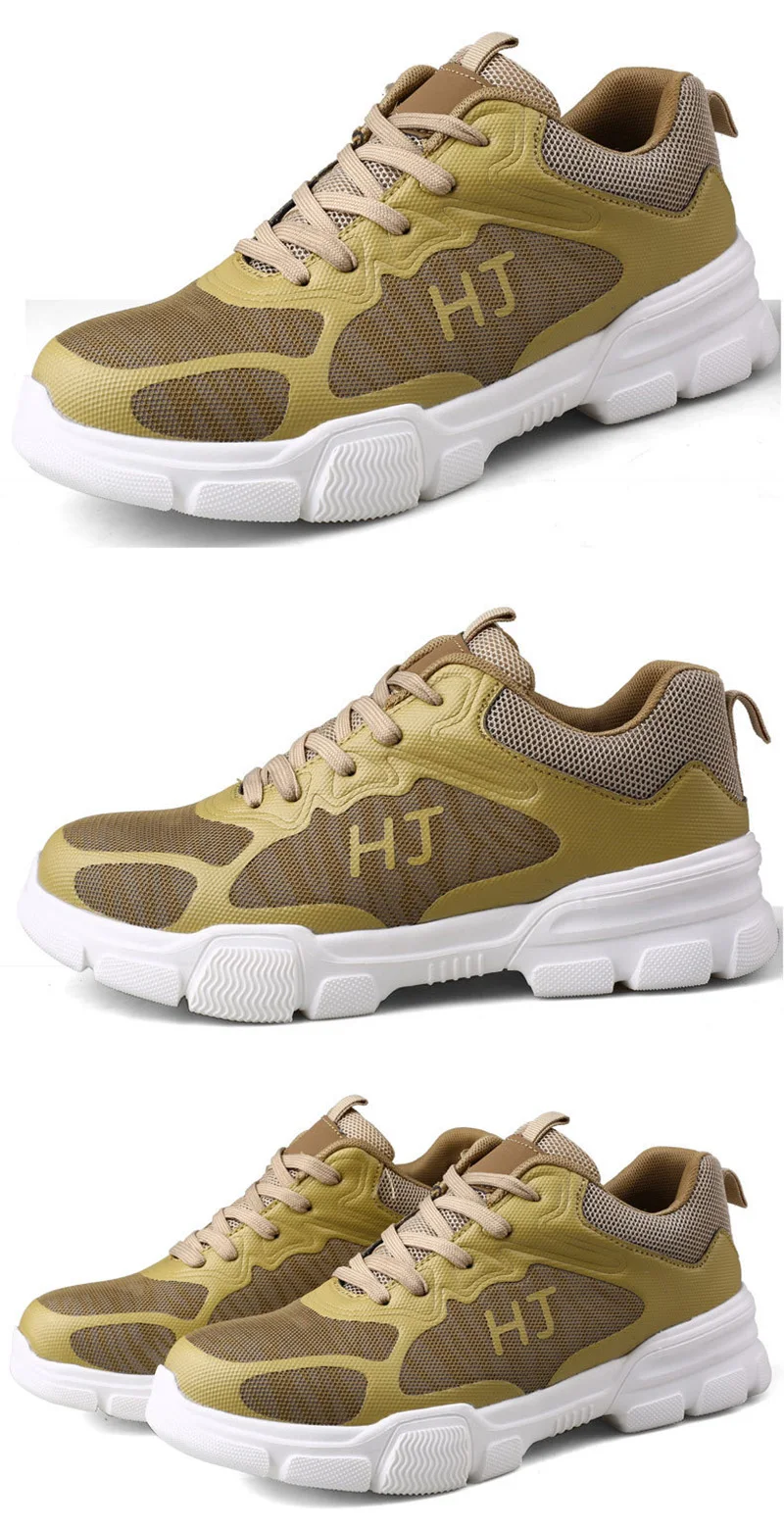 Men Steel Nose Safety Work Shoes Lightweight Breathable Reflective Casual Sneaker Prevent piercing Protective boots Sneakers