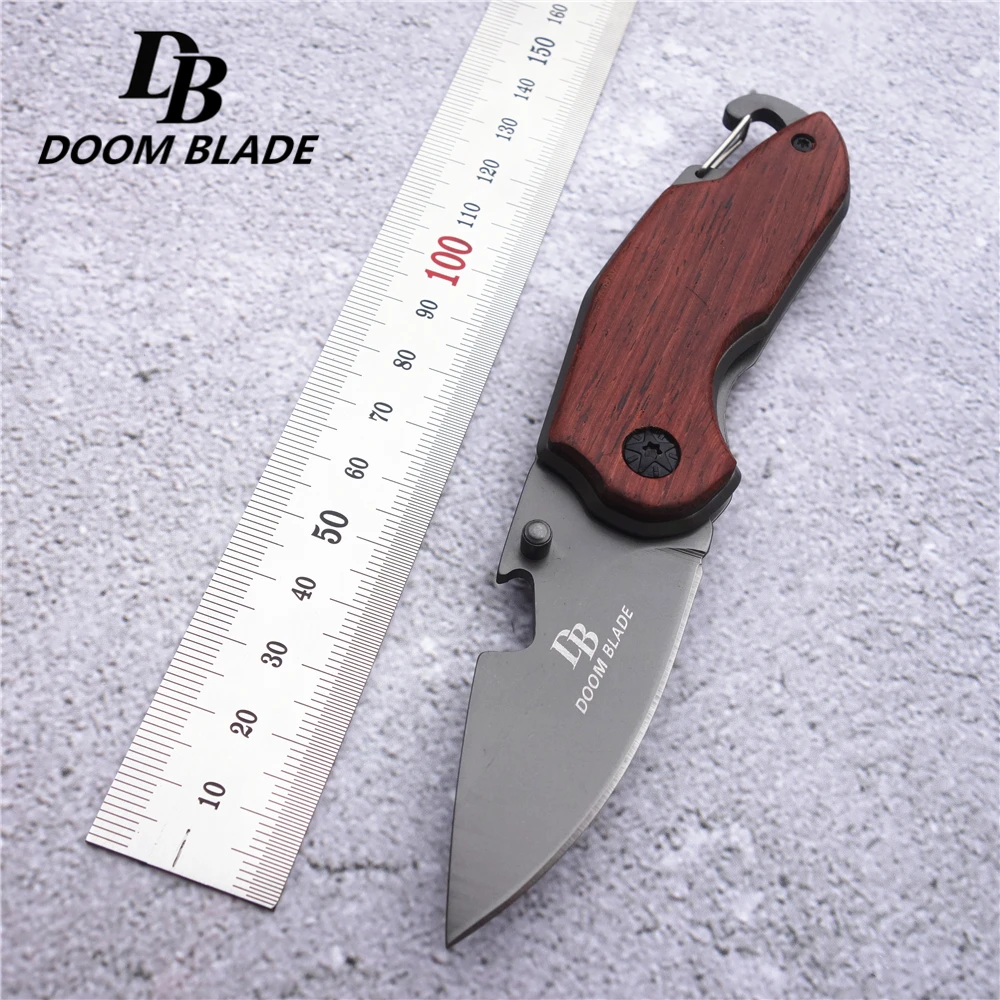 5CR15MOV складной нож из нержавеющей стали, изысканный карманный нож, тактические инструменты для самообороны, походов и кемпинга