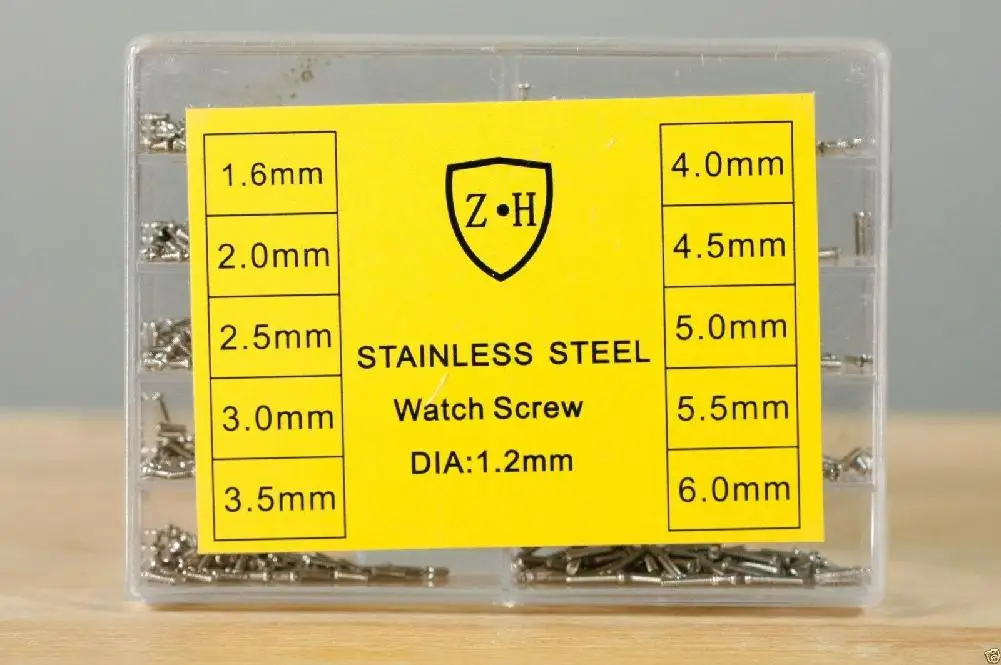 Universal Stainless Steel M1.2 Cross Screws 1.6 - 6.0 Mm Rust Proof and Durable 1 Box of | Обустройство дома