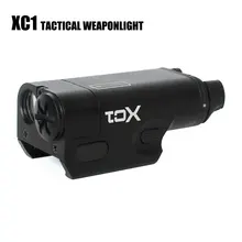 XC1 ультра компактный пистолет свет SF тактическое оружие Свет светодиодный военный мини фонарик Пикатинни постоянный Мгновенный 20 мм
