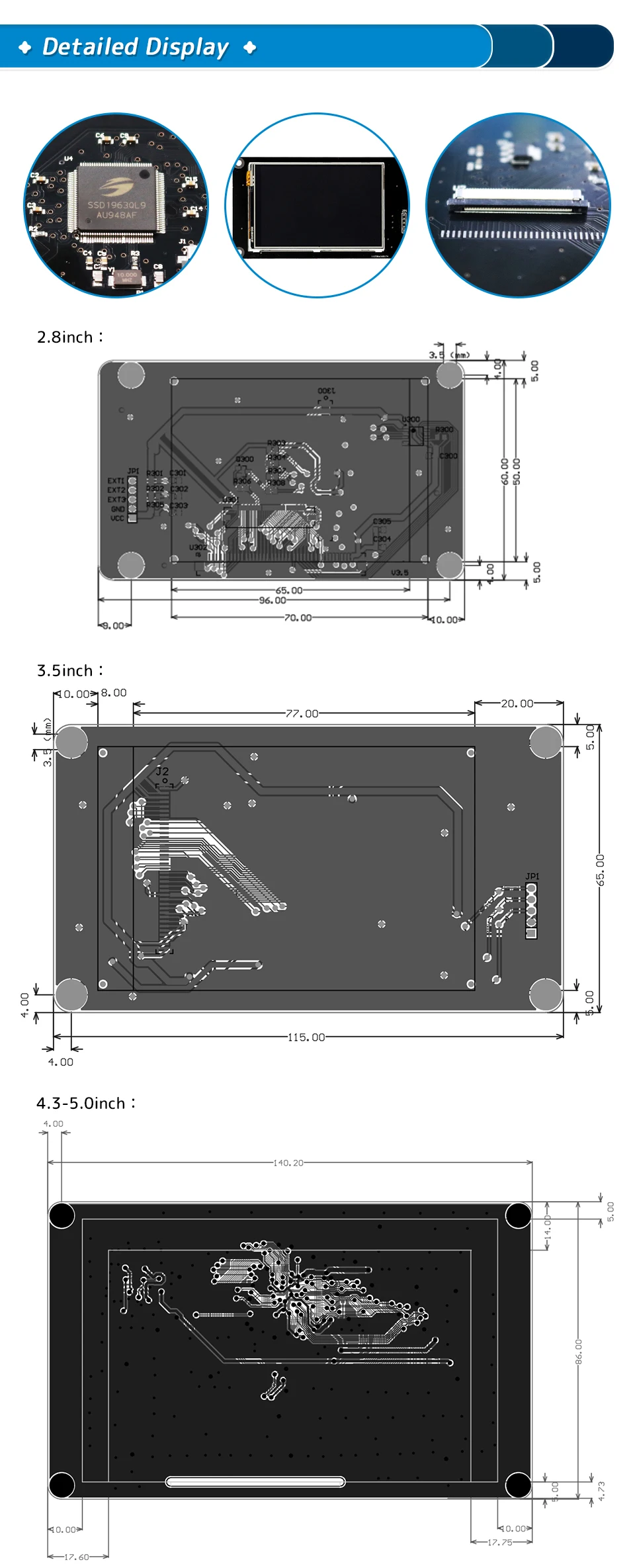 écran tactile tft pour imprimante pour chitu board