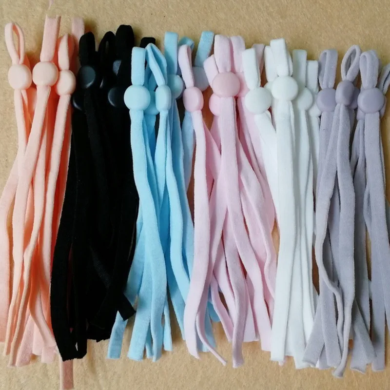 500-PCS-Factory-wholesale-coffee-brown-elastic-band-and-brown-mask-string-elastic