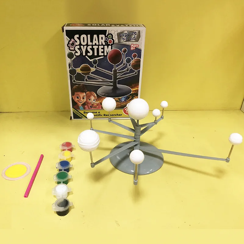 

Teenager DIY Toy Set Science Series Solar System Planetarium Model Science Experiment Nine Planets