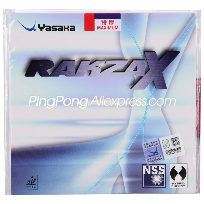 Rubber Table-Tennis YASAKA Ping-Pong-Sponge Pips-In X SOFT Rakzax/rkx Original