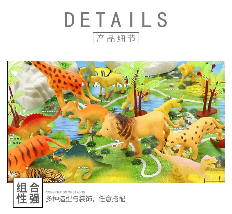 Детская развивающая игрушка модельные фигуры динозавров животных военная модель пирата комбо Лидер продаж Модель игрушка набор