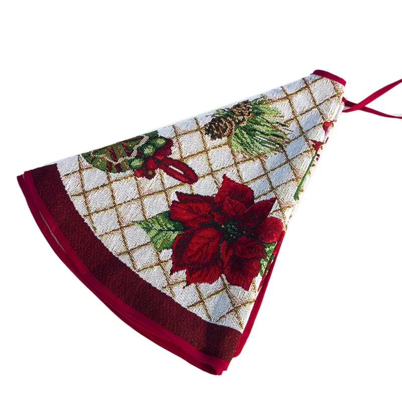 Christmas Tree Skirt Ornament 100cm Diameter Christmas Tree Bottom Decoration Christmas Tree Decorations