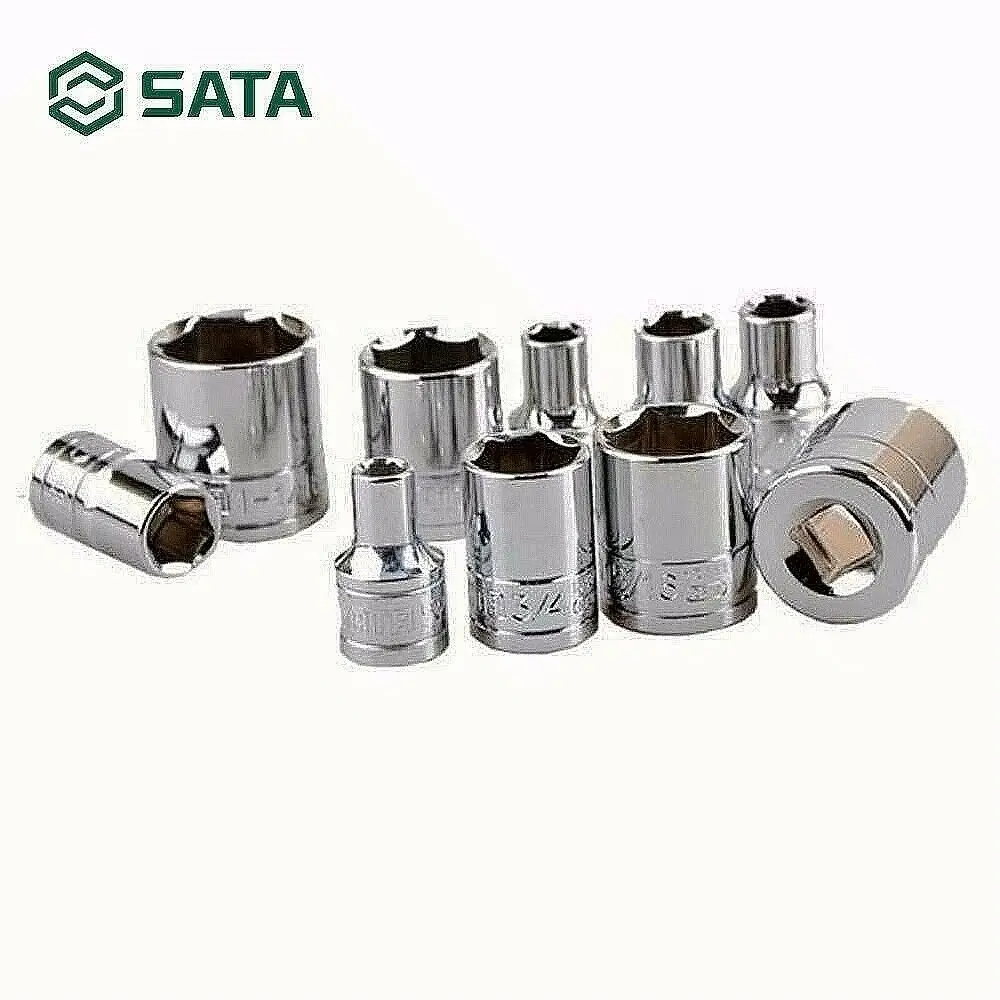 

10pcs/set SATA 1/4" Driver 6 Piont Imper Sleeve 6.3MM Series Sockets Hexagon socket wrench 11101-11110